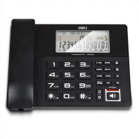 得力 799电话机 录音电话机 固定座机 办公家用 来电显示 4G内存卡