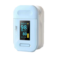 海尔血氧仪指夹式医用级 心跳心率脉搏监测仪 指尖血氧饱和度自检测仪器81B1