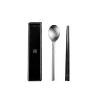 双立人 筷子勺子收纳盒套装餐具上班族 便携式筷勺3件套