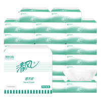 清风 B913A擦手纸加厚200张抹手纸干手家用洗手间卫生纸 20包一箱