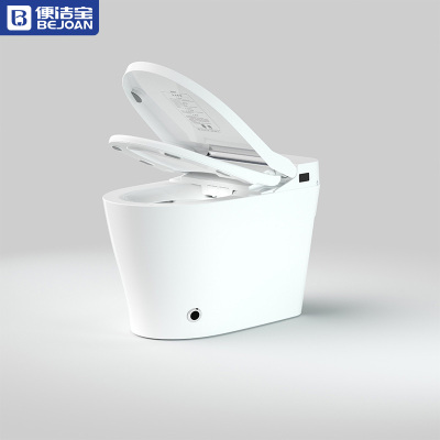 便洁宝(Bejoan)家用马桶自动无水压智能一体式白色坐便器即热暖风烘干T20C-D 305坑距