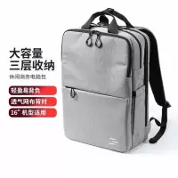 山业(SANWA SUPPLY)BAG-BPC9GY 电脑包 商务休闲 立体双肩 15.6英寸 灰色