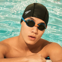 速比涛(Speedo)男士女士平光泳镜 夏季新款泳镜健身比赛游泳训练运动泳镜