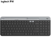 罗技(Logitech)K580 键盘 蓝牙键盘 办公键盘 无线键盘 便携超薄键盘 笔记本键盘 平板键盘 星空灰