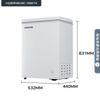 康佳100升冰柜家用冷藏冷冻转换冷柜 家用囤货冰柜小型 一级能效 母婴母乳小冰箱BD/BC-100DTH