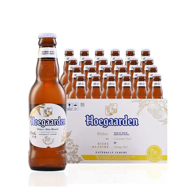福佳白啤酒 比利时风味小麦白啤国产酒精酿啤酒275ml*24瓶装整箱