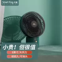 卡蛙(SmartFrog)USB小风扇大风力台式桌面扇 暗夜绿KW-MF60