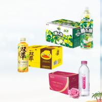 健力宝果汁第5季450ml*15瓶*1+统一冰红茶双萃柠檬茶500ml*15瓶*1+淡定人生苏打水400ml*15瓶*1