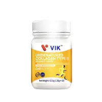 VIK非变性II型关节软骨胶原氨糖60粒*3瓶 新西兰原装进口 养护关节健康