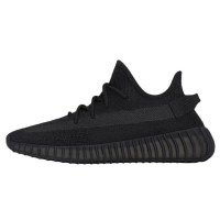 阿迪达斯ADIDAS运动休闲鞋男女三叶草椰子鞋YEEZY 350运动鞋 HQ4540 黑