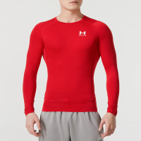 安德玛(Under Armour)上衣男 夏季新款运动服健身跑步训练服舒适透气休闲紧身长袖 1361524-600