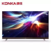 康佳(KONKA)43英寸LED43G300E 4K全面屏超高清智能电视 黑色
