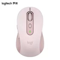 罗技(Logitech) M750无线蓝牙鼠标 办公鼠标 轻音Mac ipad鼠标双模 跨设备多平台 M750-M粉色