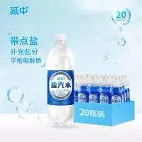 延 中 盐汽水600ml*20瓶/箱上海经典碳酸饮料饮品咸口味含盐汽水