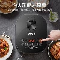 苏泊尔(SUPOR)电饭煲 0涂层电饭锅4L容量 316L不锈钢内胆3-8人 家用智能多功能无涂层电饭煲SF40FC f