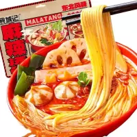 食城记 东北老式麻辣烫桦南大碗黏糊米线网红速食自煮半成品正宗特产袋装 东北麻辣烫袋装六袋
