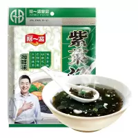 阿一波紫菜汤料包干货速食汤冲泡即食袋装60克*2袋 海鲜味