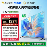 Vidda R55海信55英寸全面屏4K超高清护眼智能液晶电视机家用55V1K-R