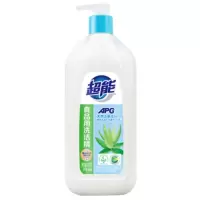 超能APG食品用洗洁精 除菌高效去油除味宝宝餐具果蔬适用家庭装 加浓洗洁精508g