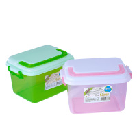 [苏宁易购超市]茶花塑料小号收纳盒整理箱零食箱化妆箱2843P