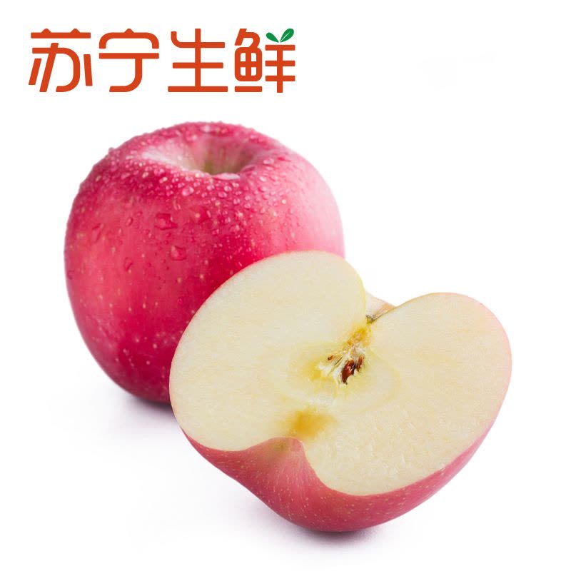 【苏宁生鲜】山东蓬莱精品红富士2.5kg果径80-85mm 苹果 新鲜水果图片