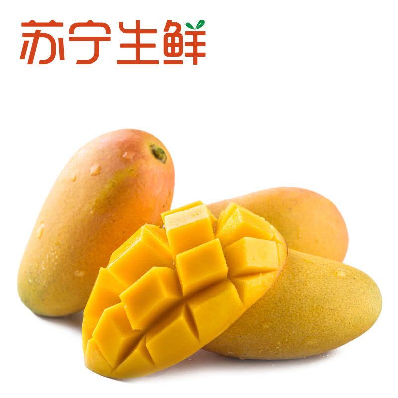 【苏宁生鲜】海南小台农芒果500g新鲜水果图片