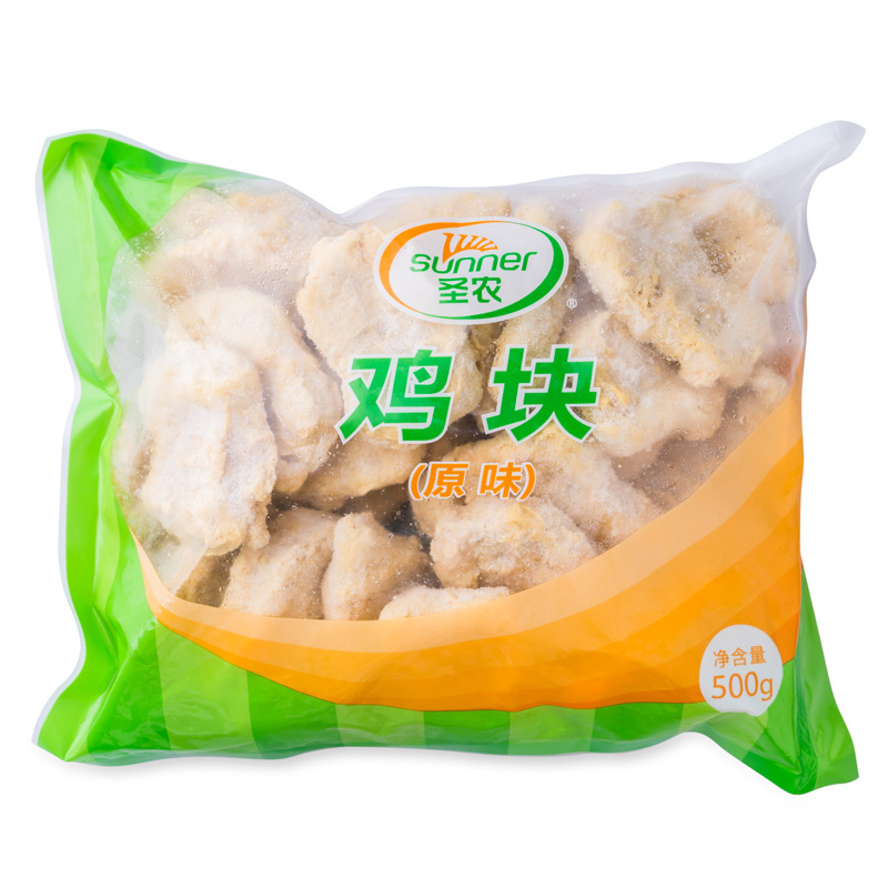 [苏宁生鲜]圣农鸡块(原味)500g