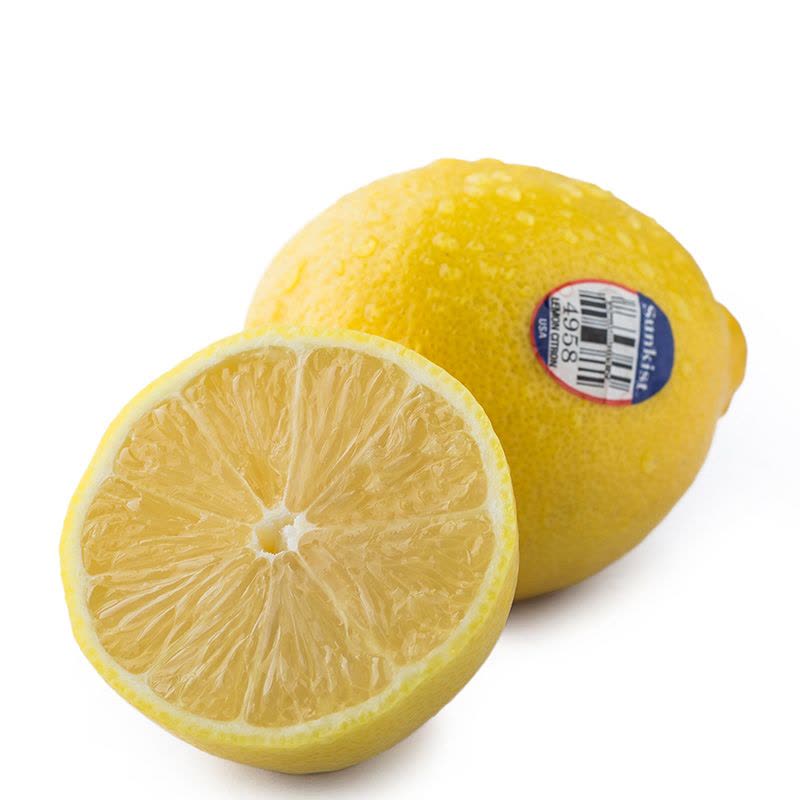 【苏宁生鲜】新奇士美国柠檬4个约90g/个新 新鲜水果图片