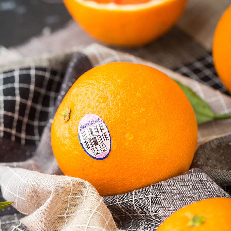 【苏宁生鲜】新奇士美国红心脐橙4个约175g/个 橙子 新鲜水果图片