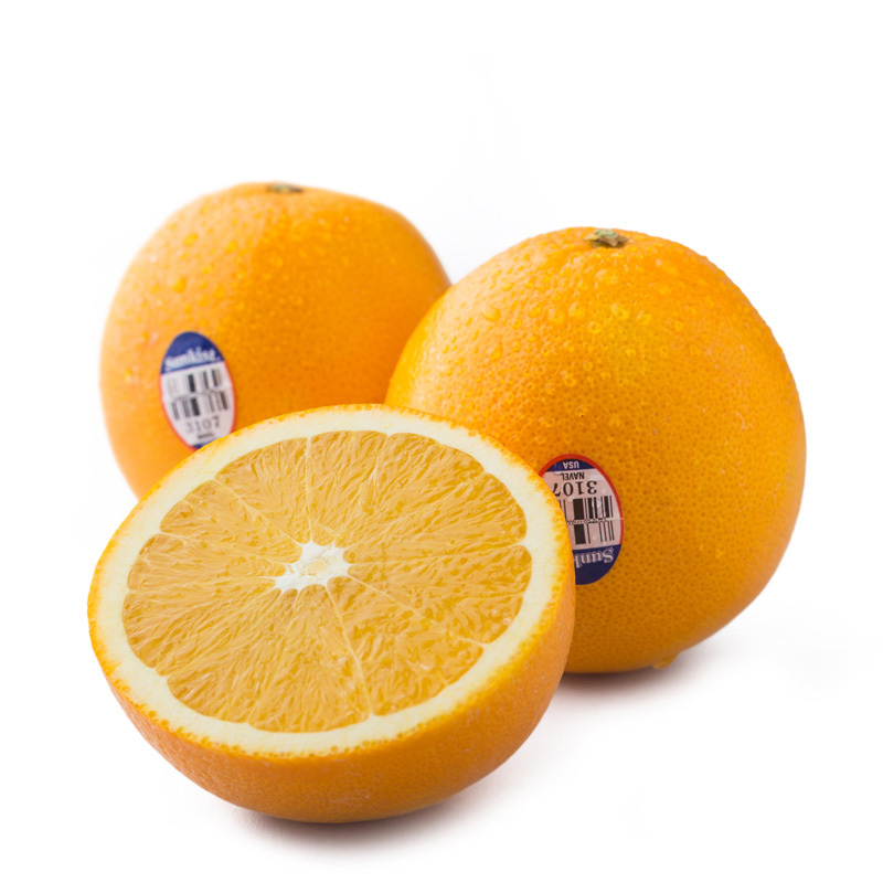 【苏宁生鲜】新奇士美国脐橙12个约180g/个新鲜水果