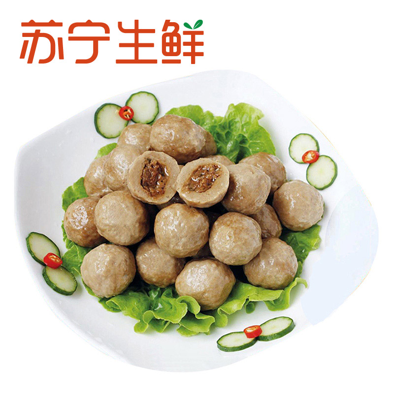 [苏宁生鲜] 伊赛一品丸家撒尿牛肉丸240g