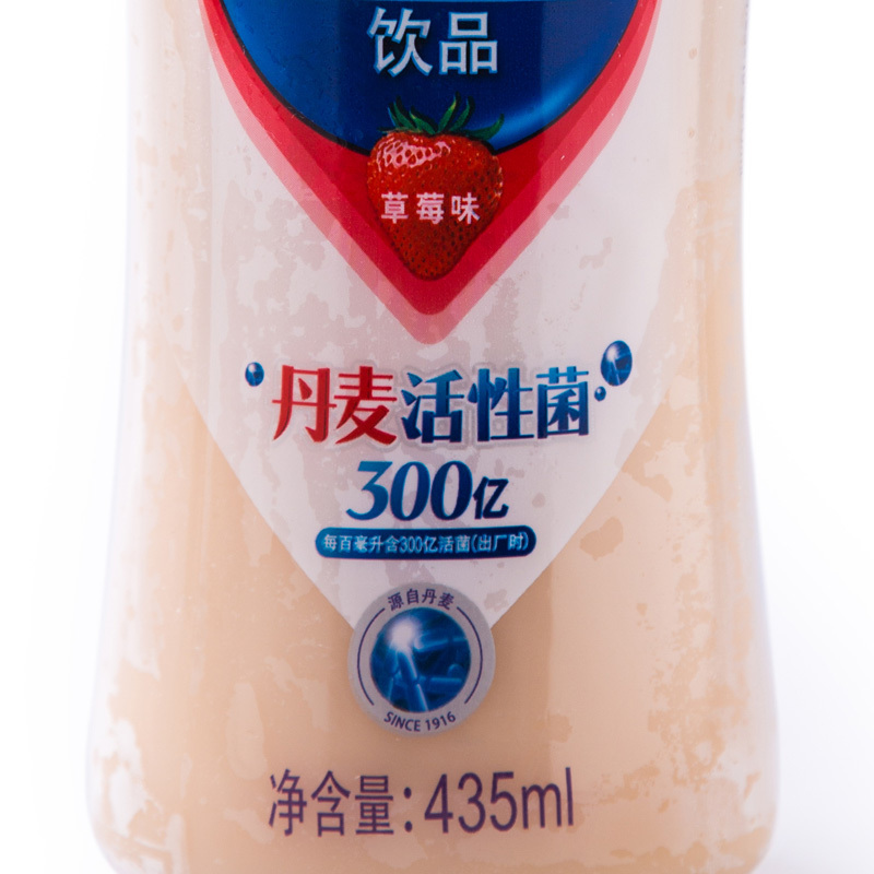 [苏宁生鲜]味全活性乳酸菌饮料(草莓)435ml