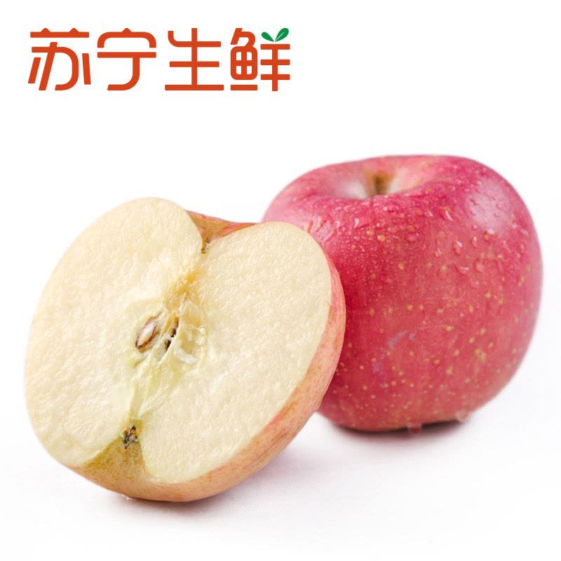 【苏宁生鲜】山东栖霞精品红富士2.5kg果径80-85mm 苹果 新鲜水果图片