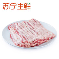 【苏宁生鲜】中润长江优选冷鲜真空五花片1kg 精选肉类