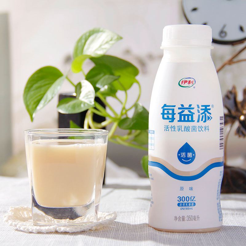 【苏宁生鲜】伊利每益添活性乳酸菌饮料(原味)350ml