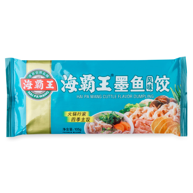 【苏宁生鲜】海霸王墨鱼风味饺105g