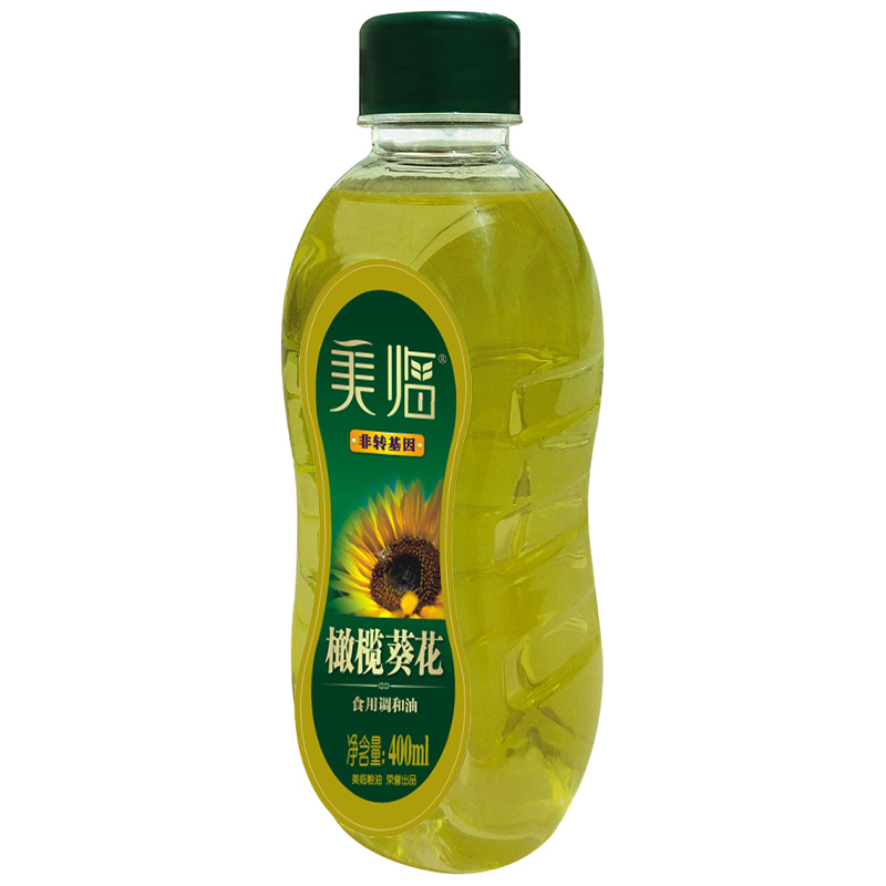 [苏宁易购超市]美临 橄榄葵花调和食用油(含18%特级初榨橄榄油 )400ml