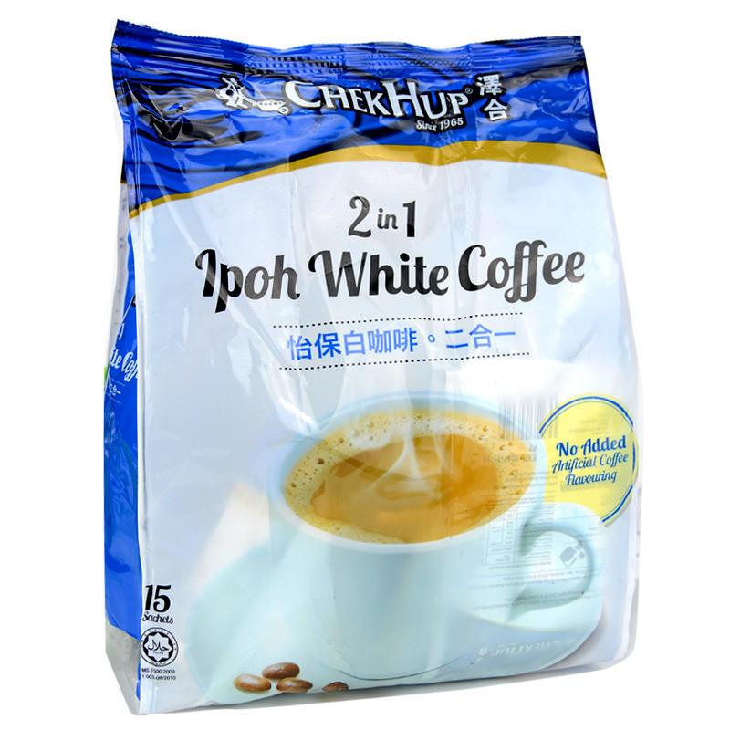 马来西亚进口泽合怡保白咖啡二合一450g*2袋