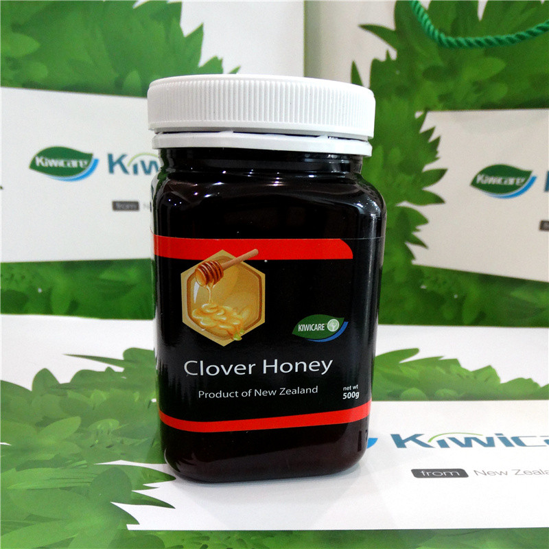 纽爱多新西兰原装进口三叶草蜂蜜500g瓶装天然蜂蜜保质期至2020年4月