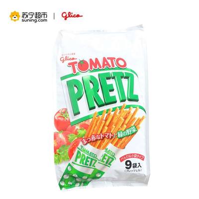 日本进口格力高百力滋PRETZ饼干棒番茄野菜味134g