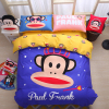 大嘴猴 Paul Frank 时尚全棉四件套 紫色皇冠 适用1.5m/1.8m床