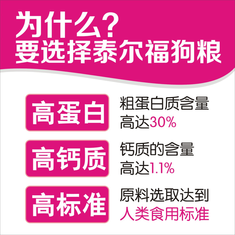 泰尔福(T&F)狗粮 小型犬鸡肉味幼犬粮 1.5KG犬用主粮