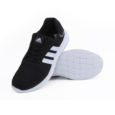 adidas阿迪达斯男鞋 低帮耐磨轻便透气运动跑步鞋S82197