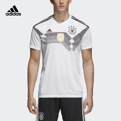 阿迪达斯 足球 男子 德国国家队球迷版主场短袖比赛服 BR7843