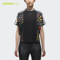阿迪达斯adidas neo W CS 3S Tee 女子 短袖上衣 CV9604