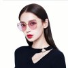 Molsion陌森眼镜Angelababy18新款全框树脂镜片透色猫眼偏光太阳镜墨镜MS8021