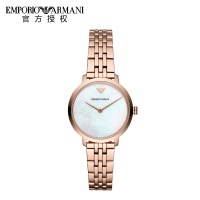 阿玛尼（Emporio Armani)手表女士欧美时尚休闲巧致石英手表