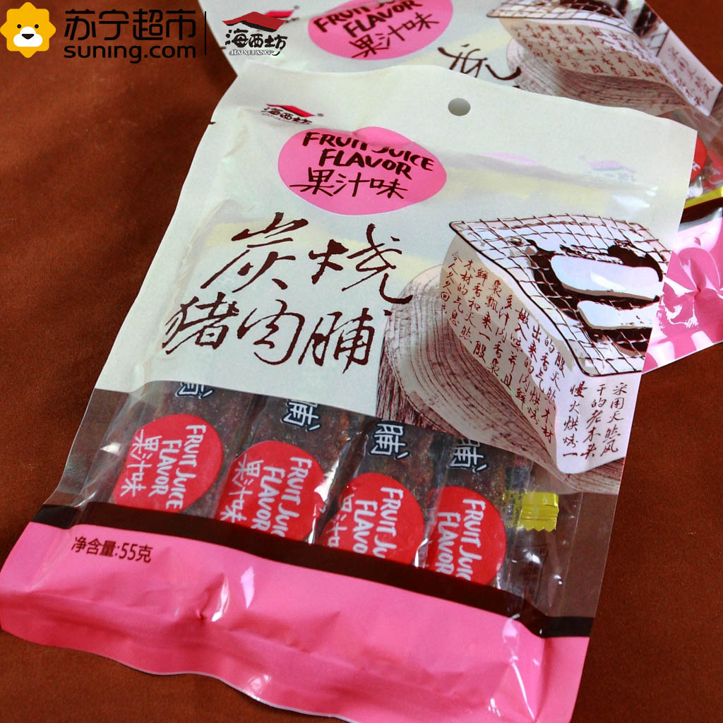 海西坊 碳烧果汁味猪肉脯55g