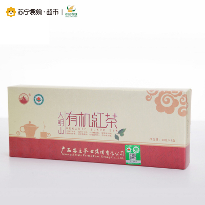 【中国农垦】广西 大明山 有机红茶40g*4小盒/条 凌云白毫茶叶