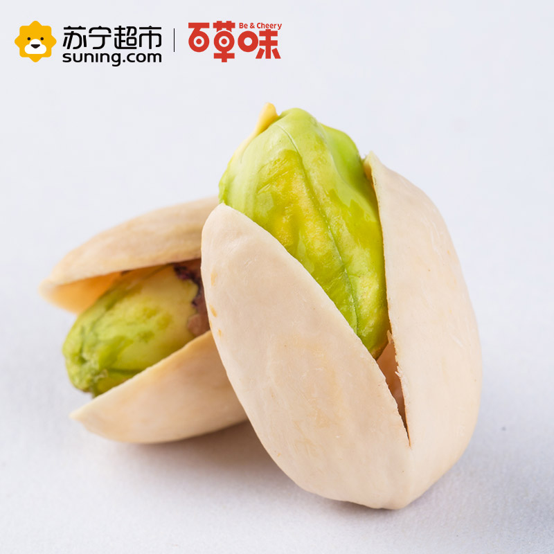 百草味（BE&CHEERY）开心果（盐焗味）200g/袋 原味带壳坚果 开心果 盐焗味 袋装 百草味出品